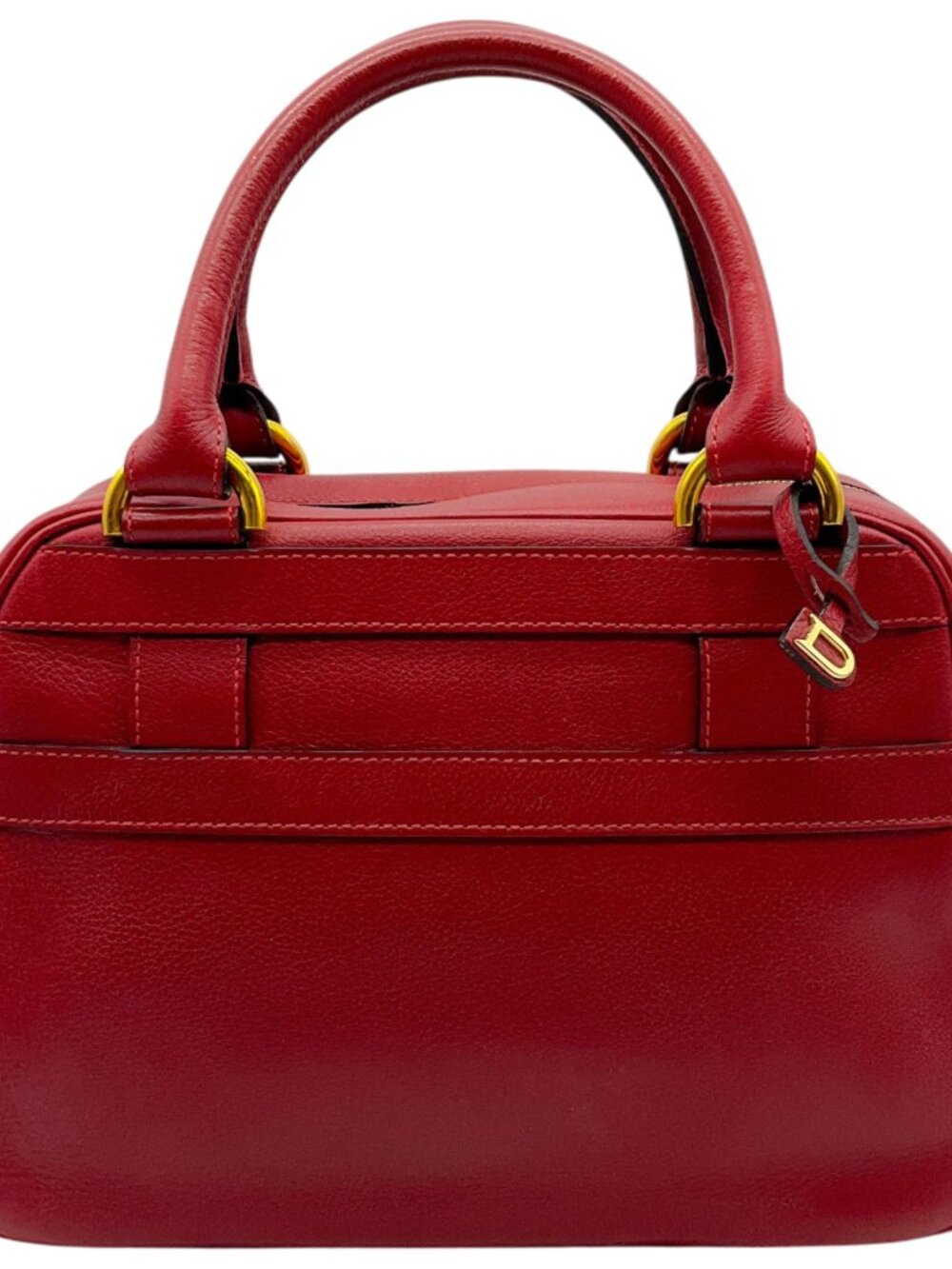 Delvaux Red Leather Parole Bag